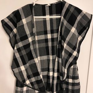 Buffalo plaid vest